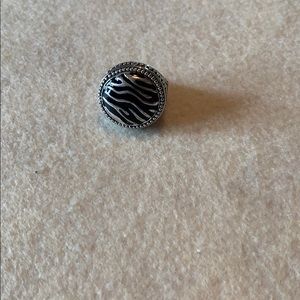 Black and  silver Premier Jewelry ring